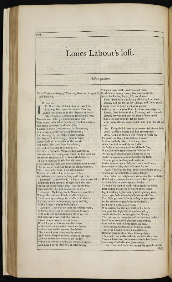 Mr. William Shakespeares Comedies, Histories, &amp; Tragedies: Published According to the True Originall Copies