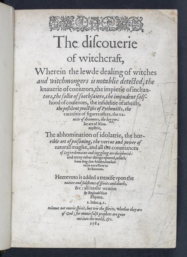 The Discouerie of Witchcraft